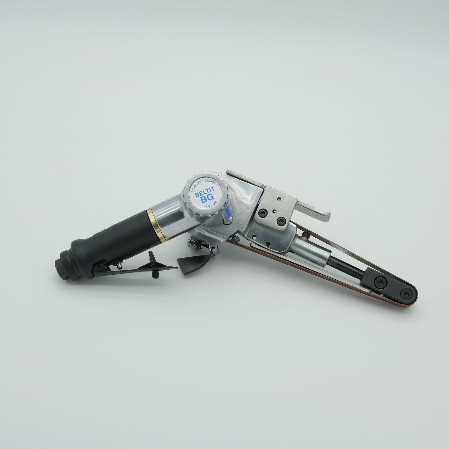 BG20 handheld pneumatic belt sander – front view