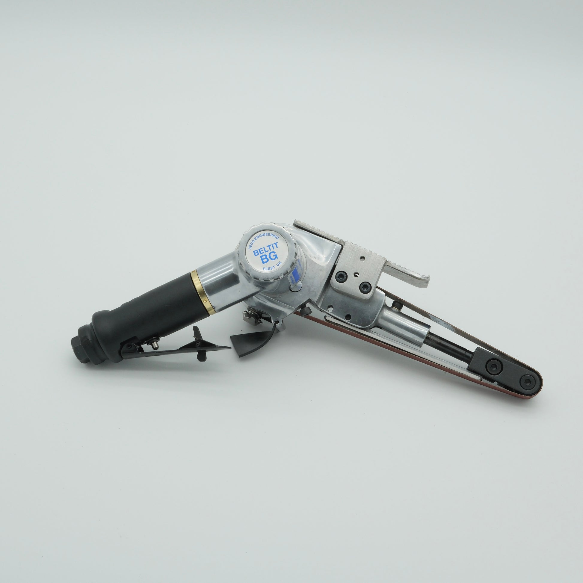 BG20 handheld pneumatic belt sander – front view