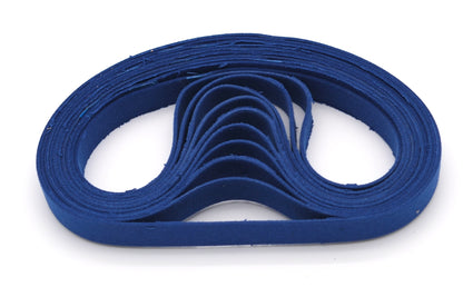 Assortment of abrasive sanding belts
