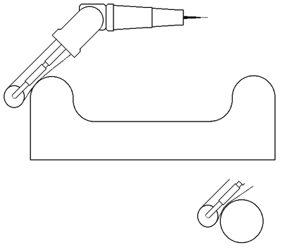 Using a Belt Grinder to rectify Sanitary Ware
